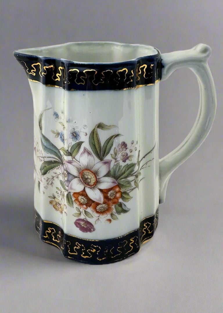 Vintage Hand Painted Porcelain Creamer Pitcher