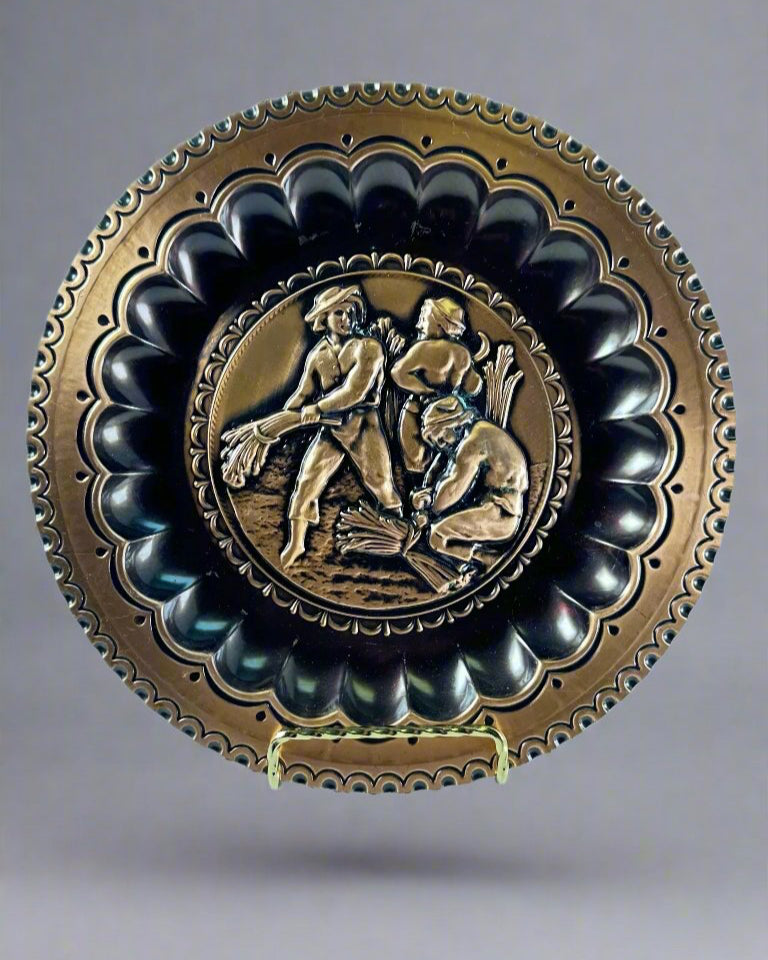 Vintage Ricardo D'Abruzzo Copper Italian Wall Plate