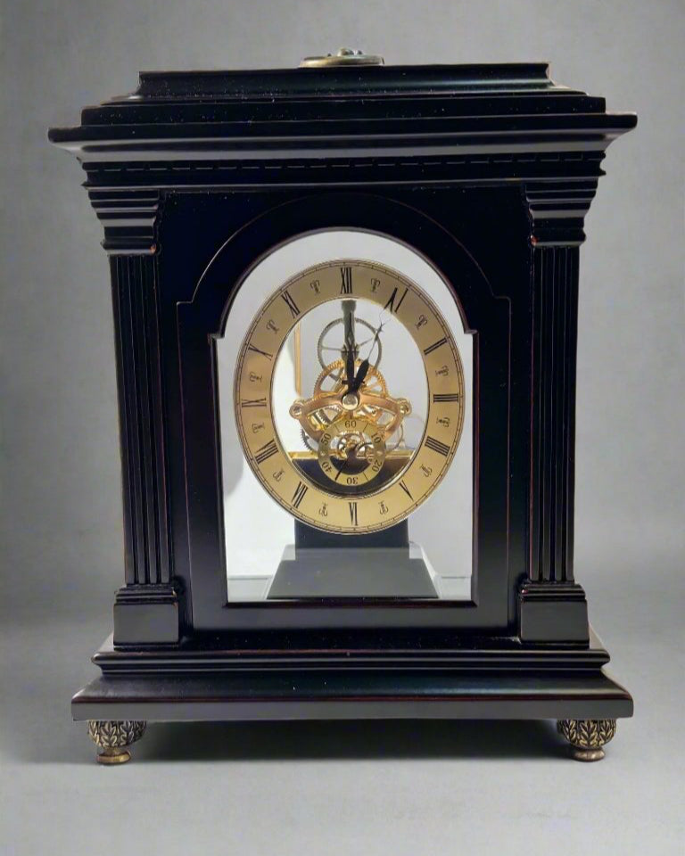 Bombay Company Harmony Mantle Clock with Brass Clockworks