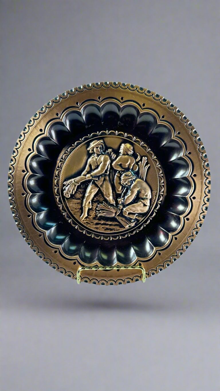 Vintage Ricardo D'Abruzzo Copper Italian Wall Plate