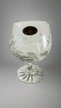 Vintage Crystal Hand Cut Brandy Glass Set of 4